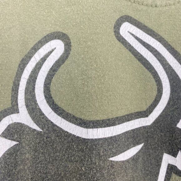 PIEL DE Toro Men's Army Green Logo Short Sleeve Crew Neck T Shirt US M - Picture 6 of 10